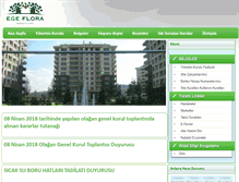 Tablet Screenshot of egeflorasitesi.com
